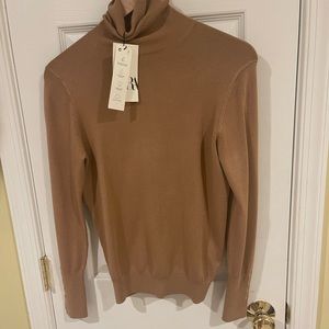 Zara Women’s Brown Turtleneck NWT